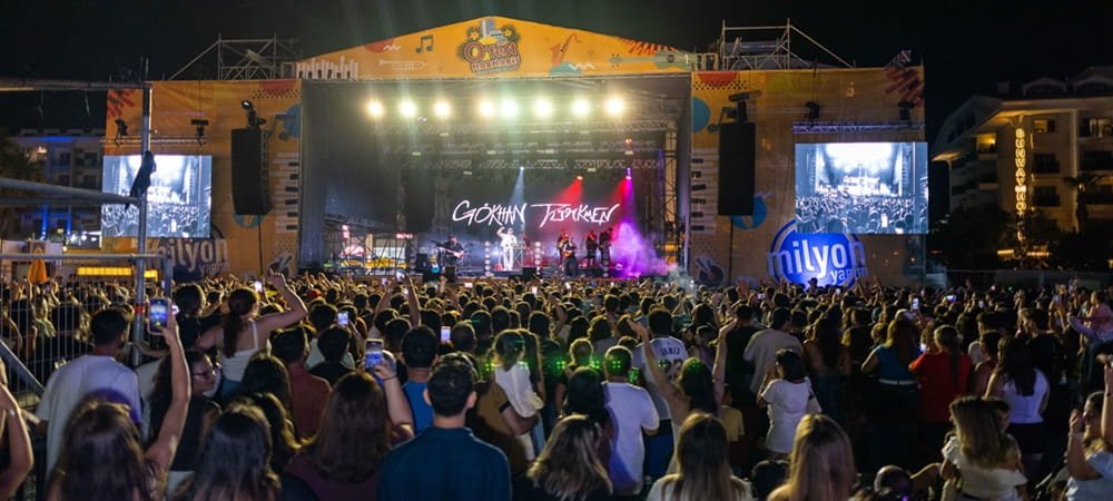 O'Fest Marmaris'te Gökhan Türkmen Rüzgârı